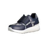 Sneaker en polyester bleu