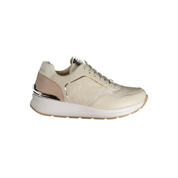 Zapatilla de poliéster beige