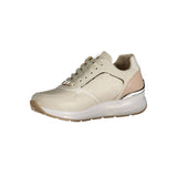 Beige Polyester Sneaker