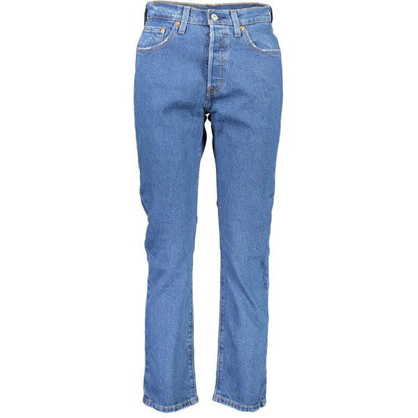 Blaue Baumwolljeans & Pant