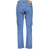 Jean et pantalon en coton bleu