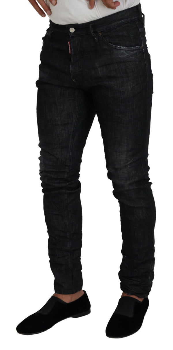 Black Blass Bash Waist Skinny Jeans