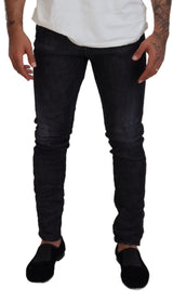 Black Blass Bash Waist Skinny Jeans