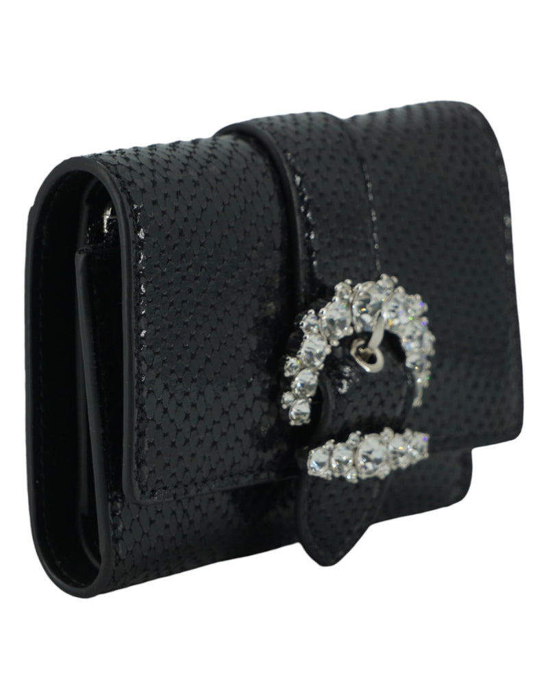 Black Leather Cheri Wallet