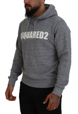 Graue Baumwoll -Logo -Druckmänner Pullover Pullover