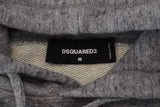 Graue Baumwoll -Logo -Druckmänner Pullover Pullover