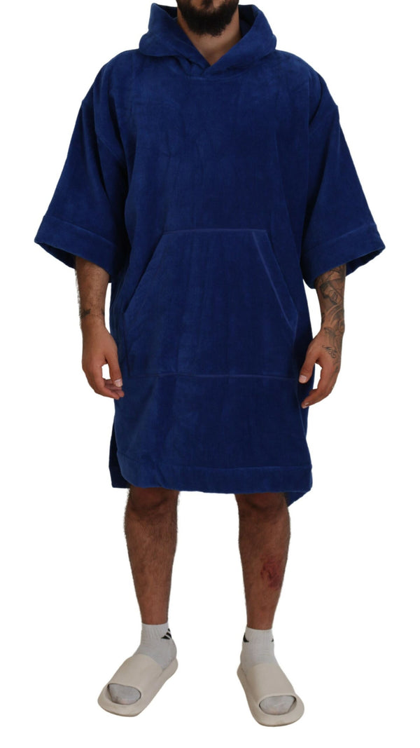 Blue Poncho Männer mit Kapuzenbekleidung mit Kapuzenbekleidung Wechseln