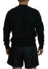 Logo noir imprimer des manches longues Pulllate Men Pullover