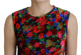 Vestido maxi multicolor floral floralcon Ruched