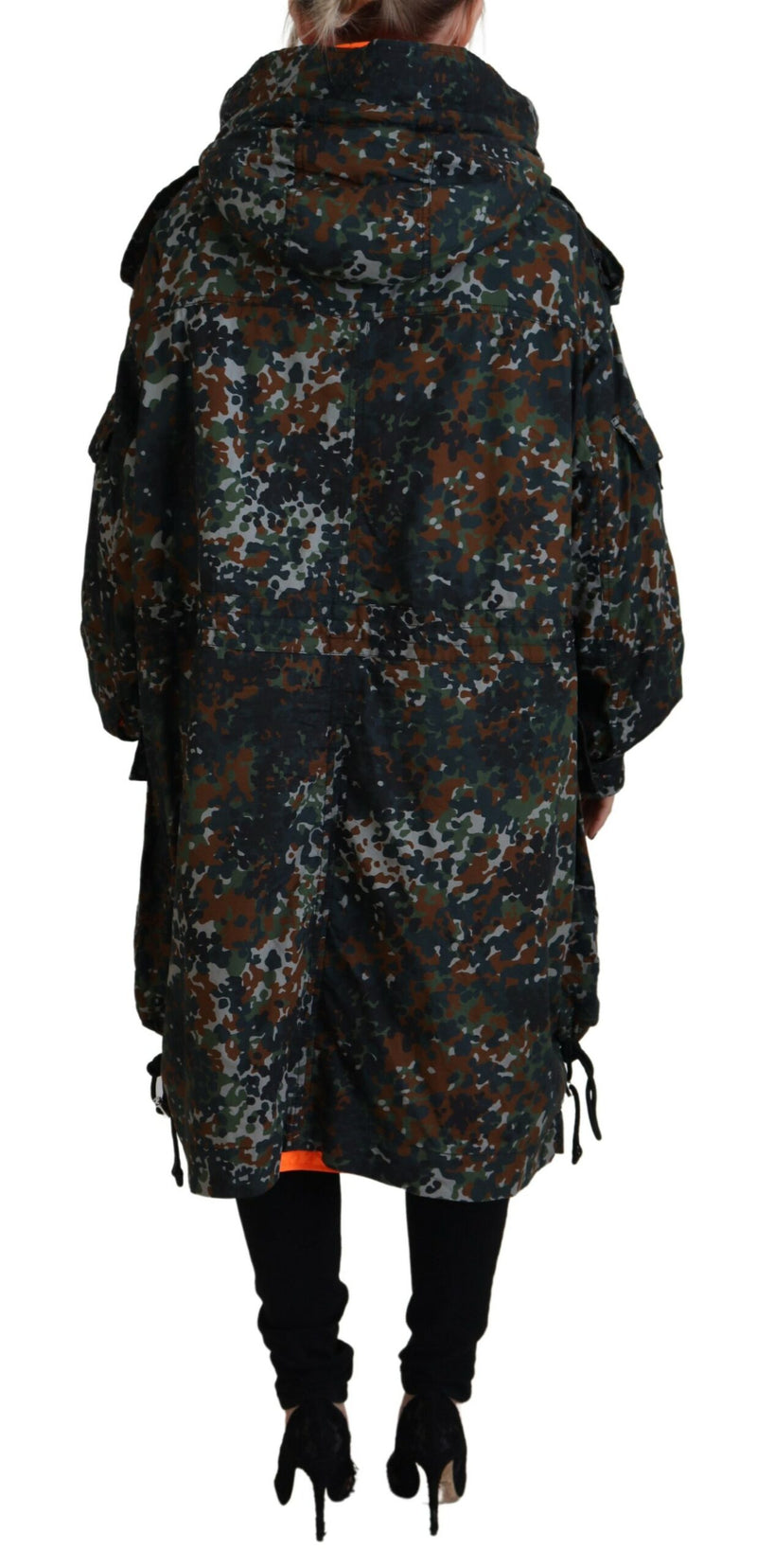 Giacca per cappotto per parco per camuffato goth grofino con cappuccio