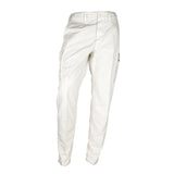 White Cotton Men Trouser