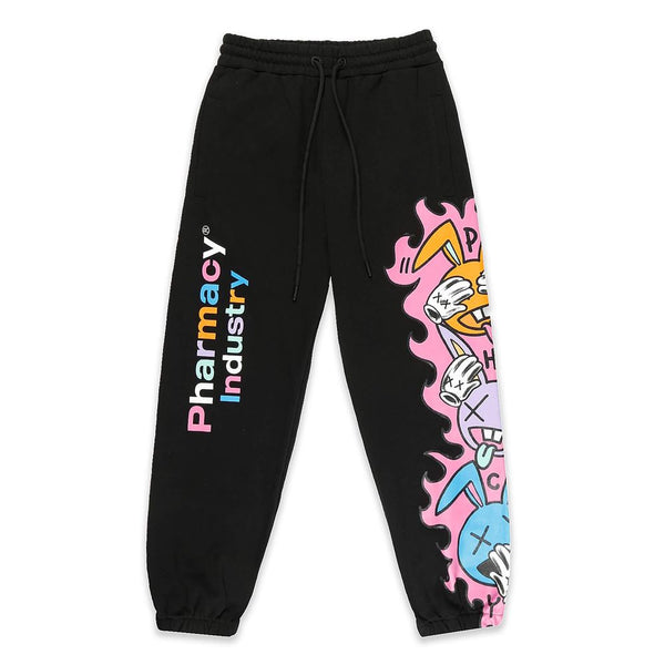 Pantalon de coton stress graphique