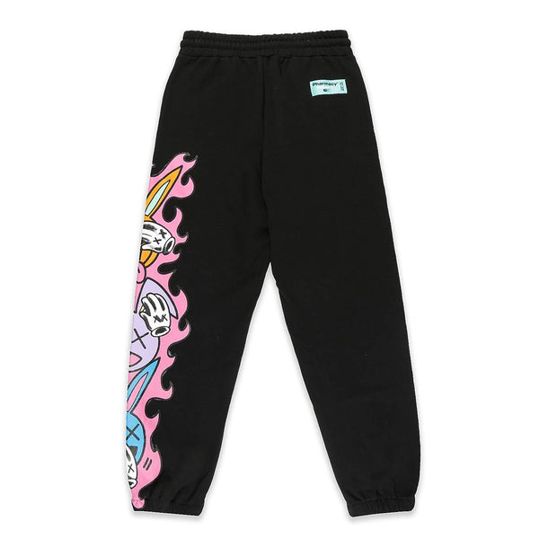 Graphic Stretch Cotton Trousers