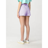 Shorts en coton violet chic