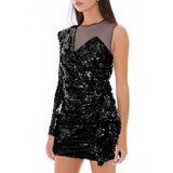 Glamorous Sequined Evening Dress