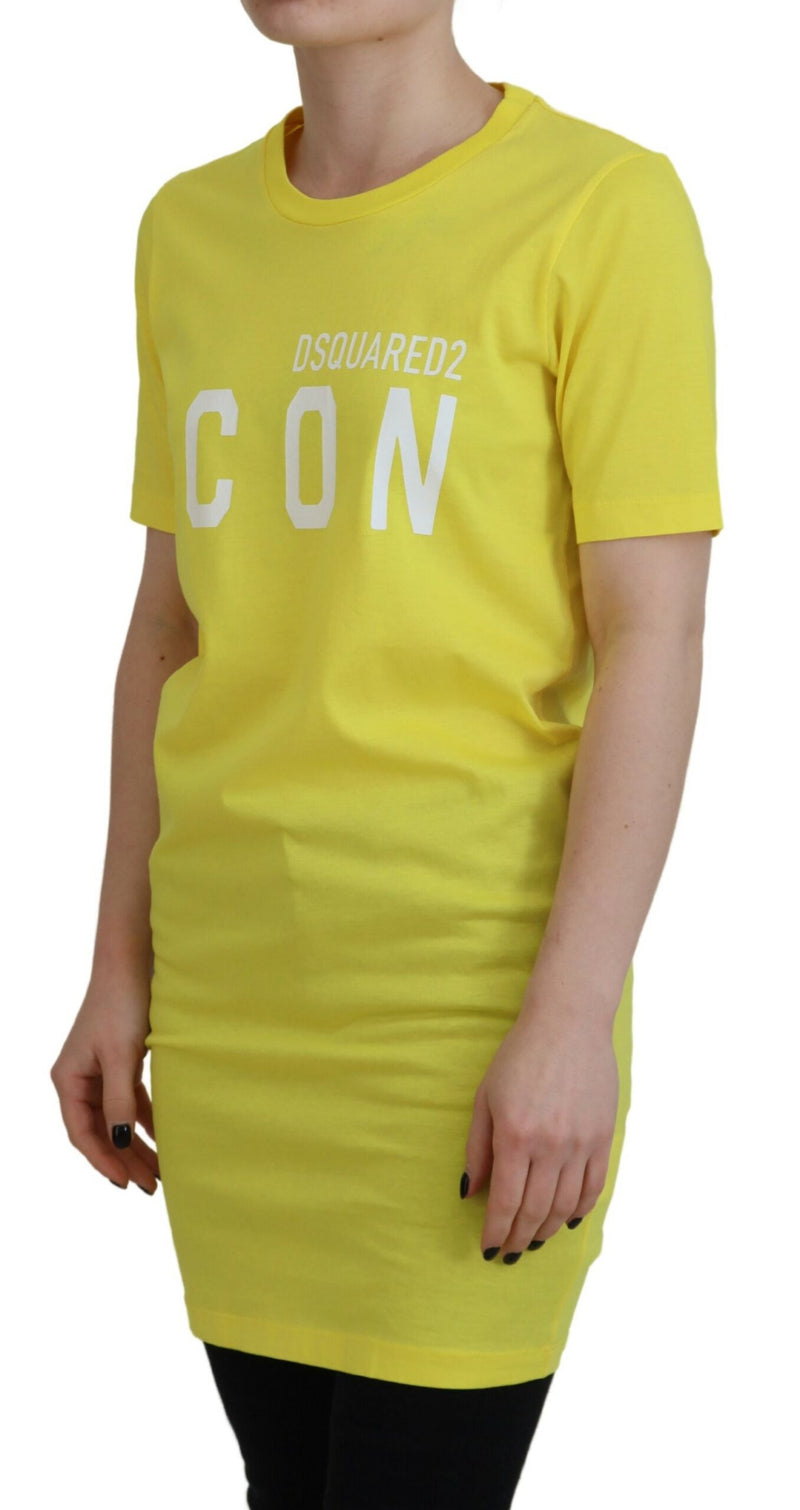 T-shirt in Crenatura Renny Abito Renny Giallo Cottonshiny