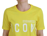 Κίτρινο Cottonshiny Icon Renny Dress Crewneck T-Shirt