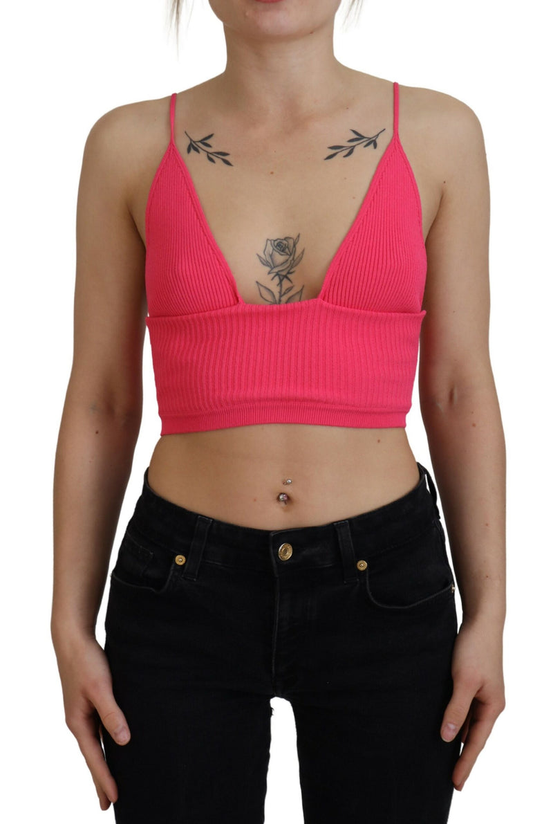 Bra de soutien-gorge en tricot rose