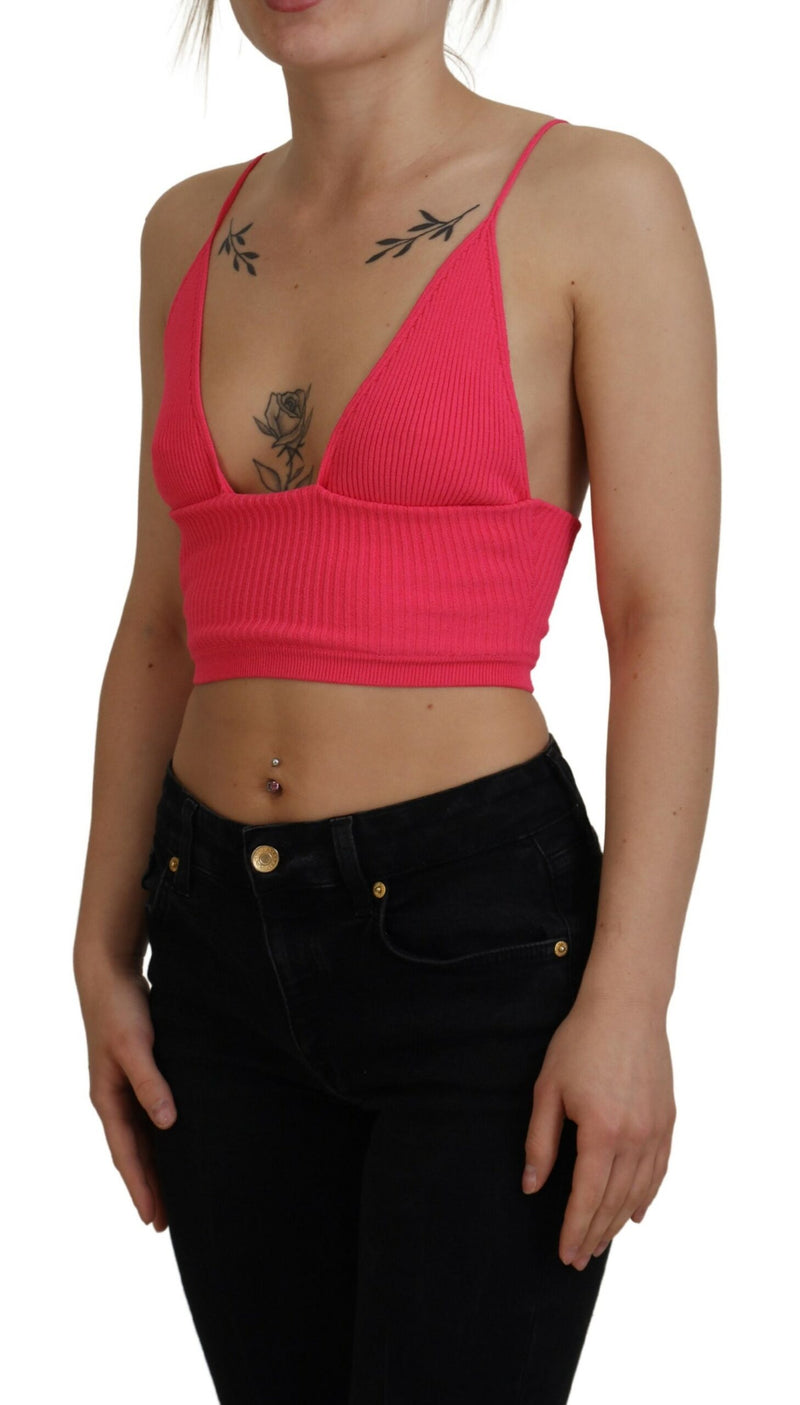 Bra de soutien-gorge en tricot rose