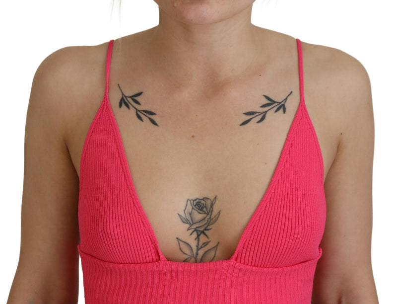 Bra de soutien-gorge en tricot rose