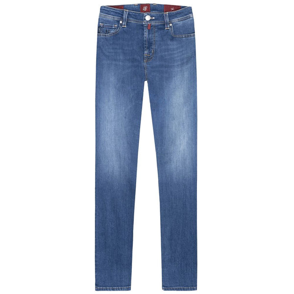 Light Blue Cotton Men Jean