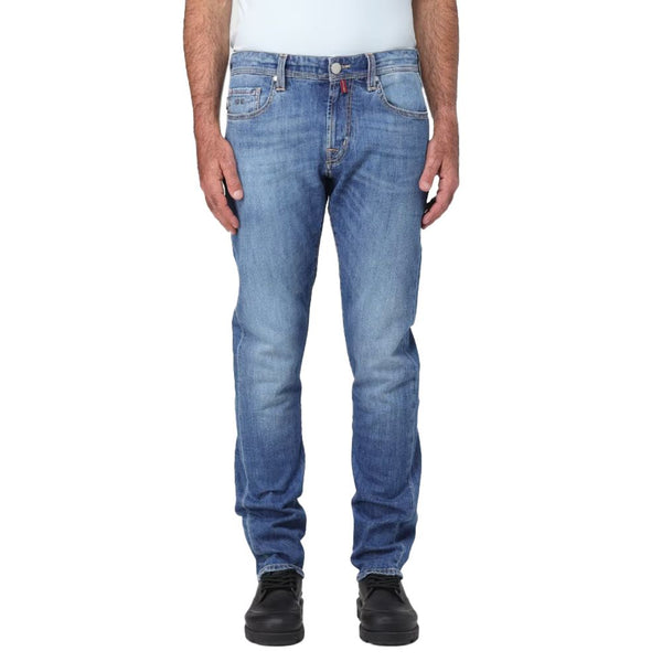 Blaue Baumwolljeans & Pant