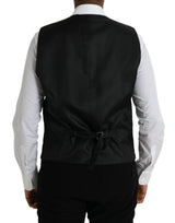 Gilet formel de robe de gilet en laine noire