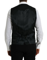 Gilet formel de robe de gilet en laine noire