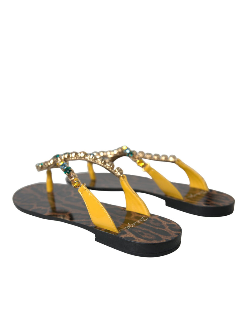 Senfkristallkalb Leder Beachwear Schuhe