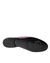 Fucsia Python logo mulo sandali piatti scarpe