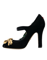 Brothe Black Roses Brooch Mary Jane Chaussures