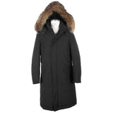 Schwarze Wollvergine Jacke