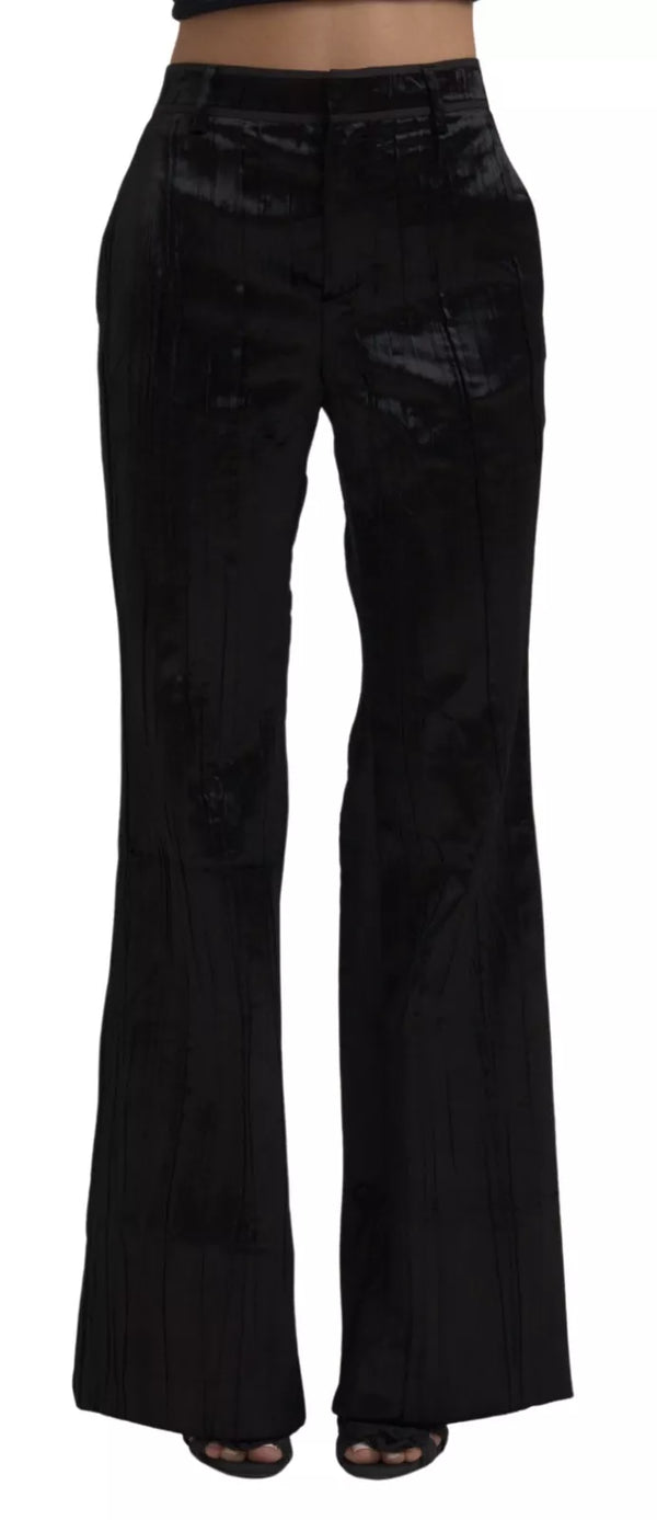 Pantalones de cintura alta Viscose Super Flare