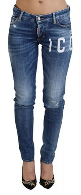 Blue Icon Low Waist Skinny Jennifer Denim Jeans