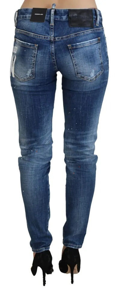 Blue Icon Low Taille Skinny Jennifer Jeans Jeans