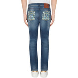 Jean et pantalon en coton bleu