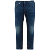 Blaue Baumwolljeans & Pant