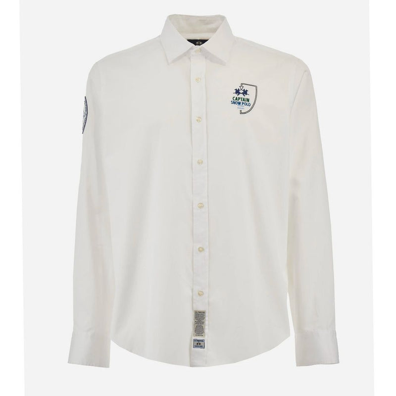 Camisa de algodón blanco