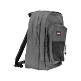 Grauer Polyamid -Rucksack