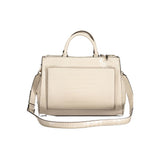 Beige Polyethylenhandtasche