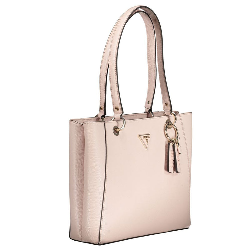 Pink Polyethylenhandtasche