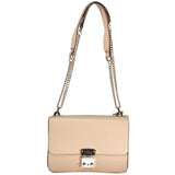 Beige Polyethylenhandtasche