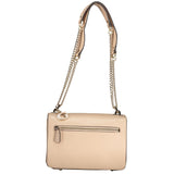 Beige Polyethylenhandtasche