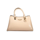 Beige Polyethylene Handbag