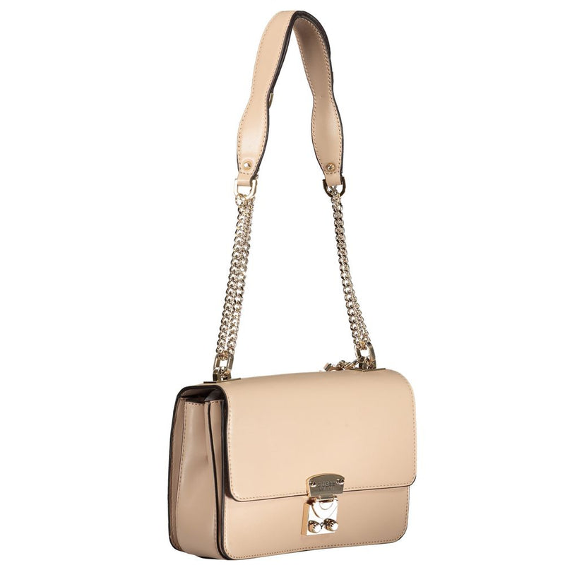 Beige Polyethylenhandtasche