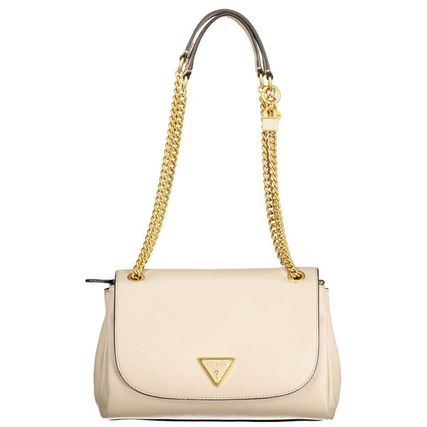 Bolso de polietileno beige