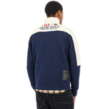 Pull en coton bleu