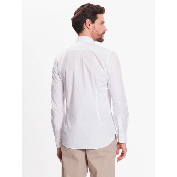 Camisa de algodón blanco