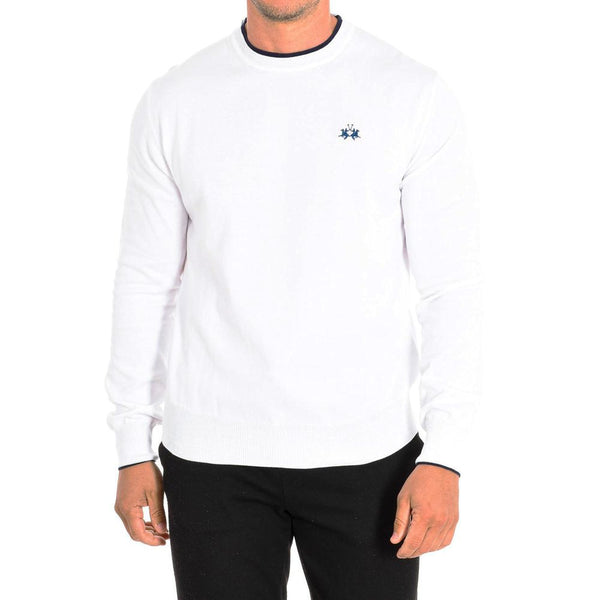 Maglione di cotone bianco