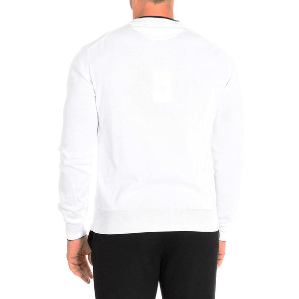 Maglione di cotone bianco